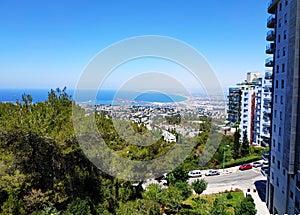 View to Haifa bay from Savioney Denia