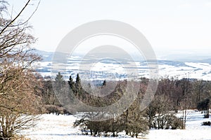 View to Hausen-Roth in Bayern in the wintertime photo