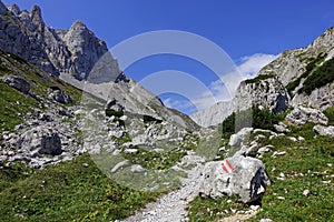View to the Hochschwab from Obere Dullwitz photo