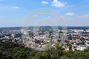 View to the house-tops in Lvov city