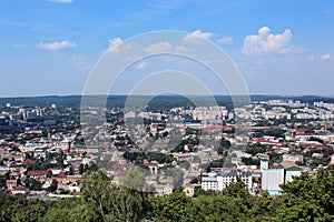 View to the house-tops in Lvov city