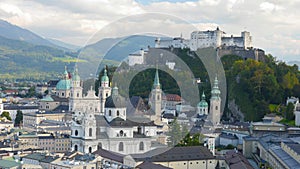 View to Inner City Salzburg, Austria