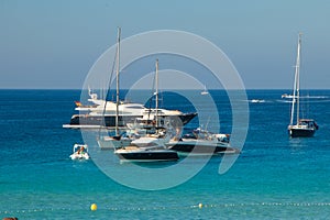 View to the island ibiza