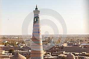 View to Islom-Hoja Minaret photo
