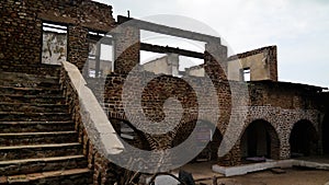 View to James fort and castle , Accra, Ghana photo