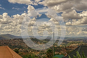 A view to Kigali in East Africa photo