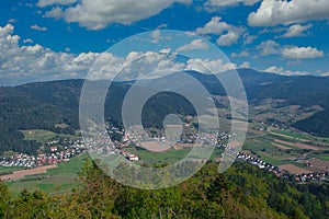 View to the Kinzig valley in the black forest