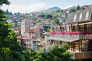 View to Kratovo small town