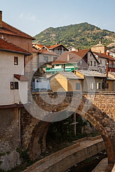 View to Kratovo small town