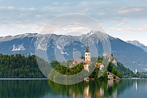 View to lake Bled, Slovenia