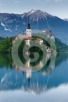 View to lake Bled, Slovenia