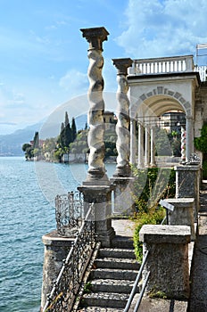 View to the lake Como photo