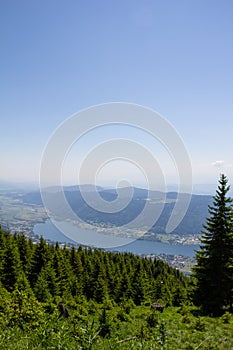 View To Lake Ossiach From Gerlitzen