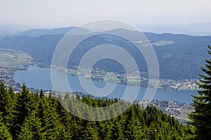 View To Lake Ossiach From Gerlitzen