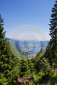 View To Lake Ossiach From Gerlitzen