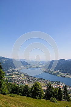 View To Lake Ossiach From Mt. Gerlitzen