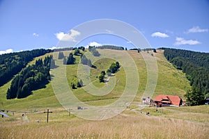 View to Malinô Brdo in Ružomberok