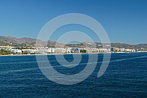 View to Marbella from sea