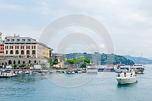 View to the Maritime Consortium Turistico Cinque Terre - Gulf of Poets, Porto Venere, La Spezia, Italy photo