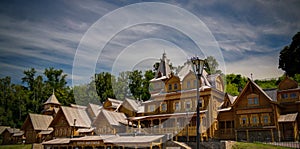 View to Master town in Gorodets town, Russia