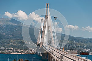 View to Naupact, Greece taken from the bridge