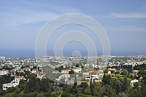 View to the North West over the Kyrenia town