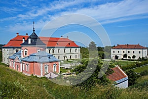 View to the old castle in sunny day