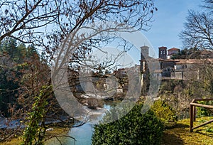 A view to the Oratorio di Santa Maria in Valle