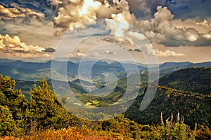 Landscape on the Pyrenees Spain