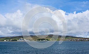 View to Port Ellen of Islay, a small island in the the Atlantic Ocean