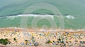 A view to the Recife city beach