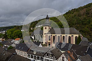 View to the region of the village called Hellenthal