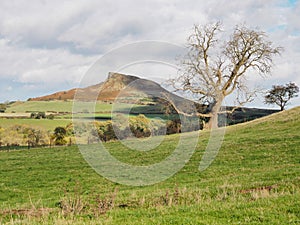 View to Roseberry Topping, on walk to Captain Cooks Monument, North York Moors