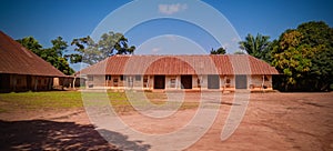 View to Royal Palaces of Abomey , Benin