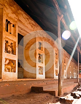 View to Royal Palaces of Abomey , Benin