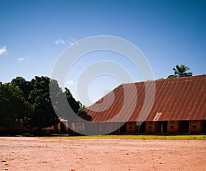 View to Royal Palaces of Abomey , Benin