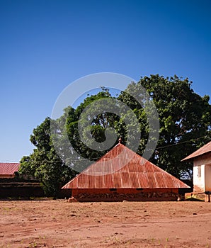 View to Royal Palaces of Abomey , Benin