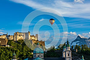 View to Salzburg Skylinel, Austria