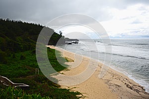 View to sea and beach, Gris-Gris, Mauritius photo