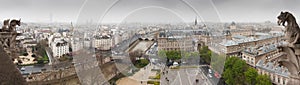 View to Seine from Notre-Dame de Paris photo