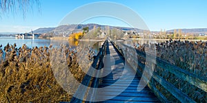 View to Stein am Rhein in Switzerland