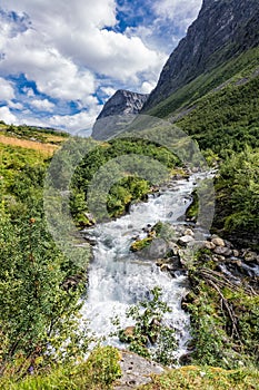 View to the Storseterfossen