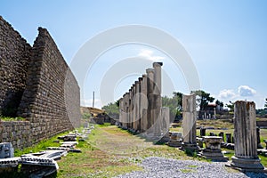 View to the street of the Asklepion of Pergamum.