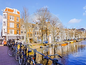 View to the street from the bridge