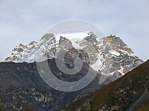 View to Thorong La Pass from Muktinath, Nepal
