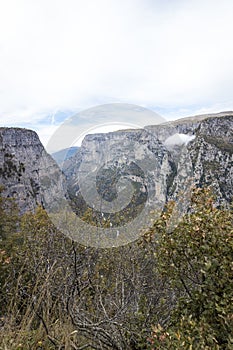 View to Vikos Canyon, Greece