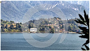 A view to villa Carlotta, lake Como, Italy