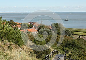 View to the Waddzee. Netherlands photo