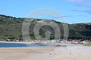 View to West Shore Beach, Lllandudno, Wales