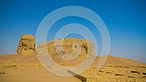 View to Western Deffufa temple ,Kerma, Nubia, Sudan photo